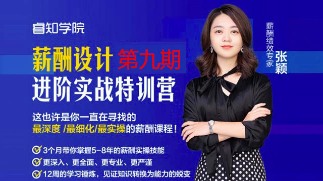 薪酬设计进阶训练营第九期